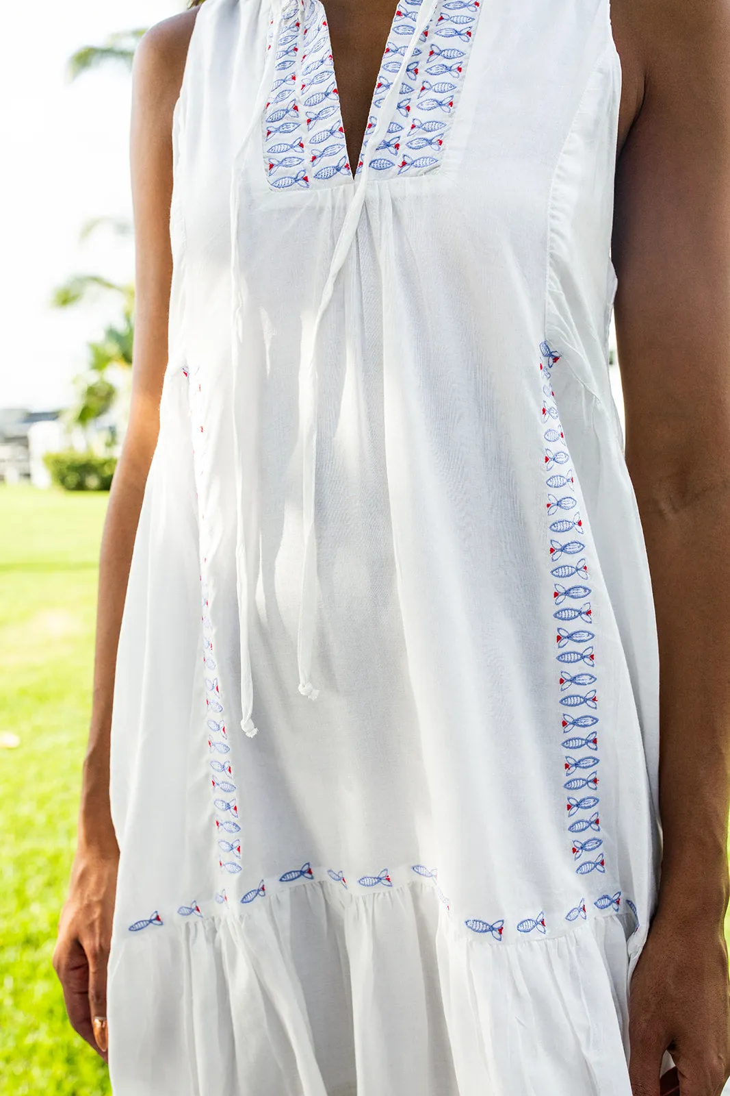 Calypso Dress - White