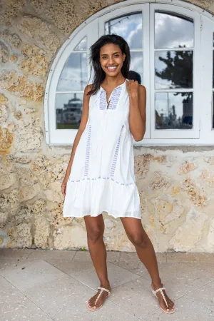 Calypso Dress - White