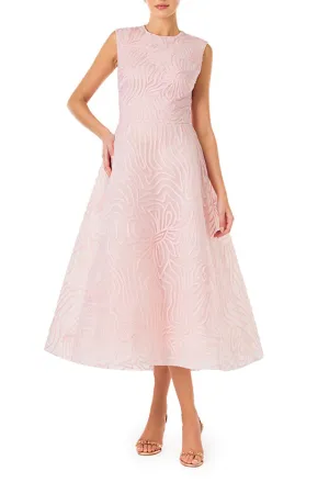 Sleeveless Embroidered Cocktail Dress