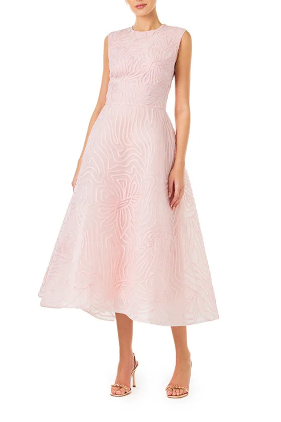 Sleeveless Embroidered Cocktail Dress