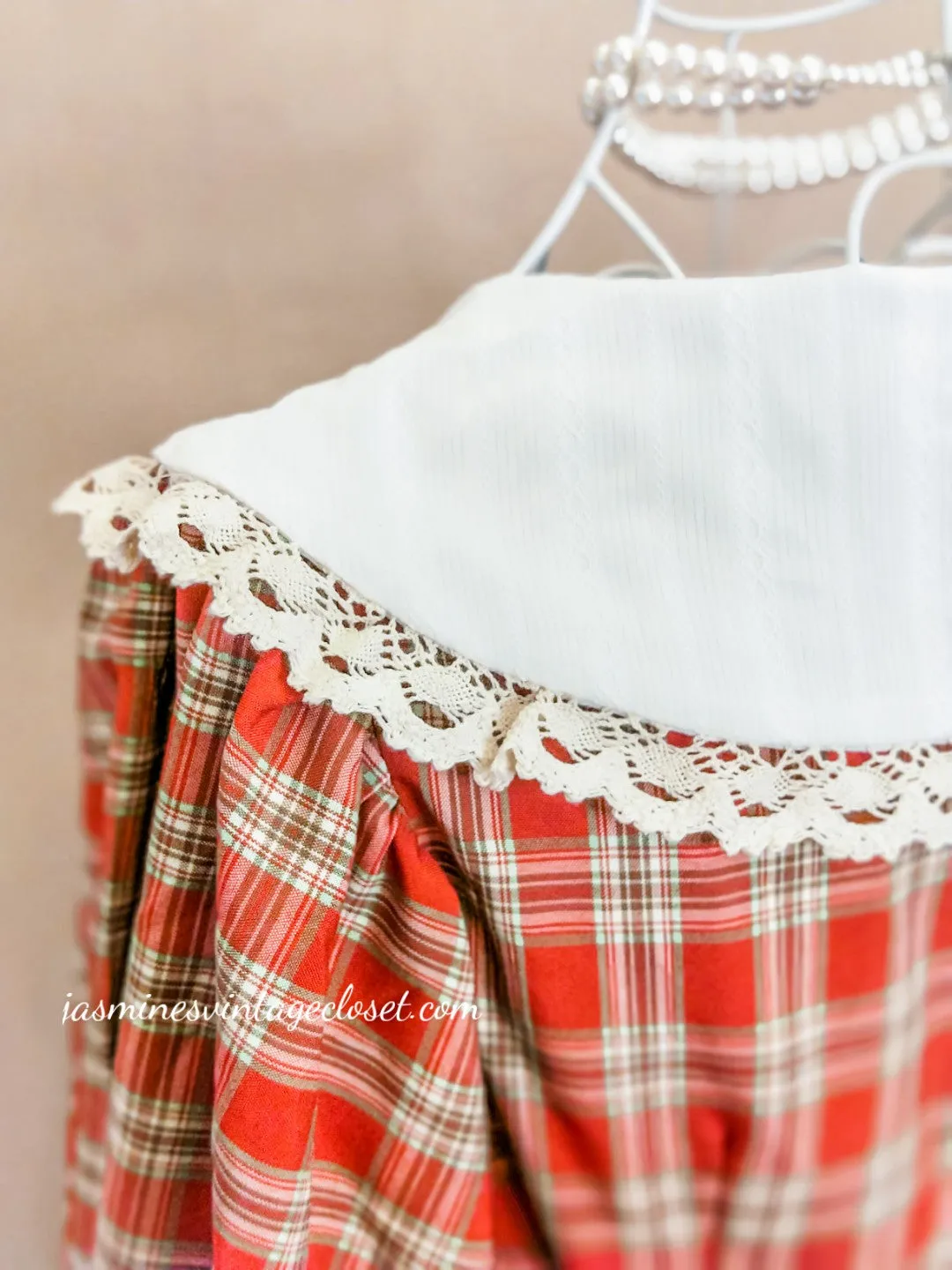 Victorian Tartan Doll Dress