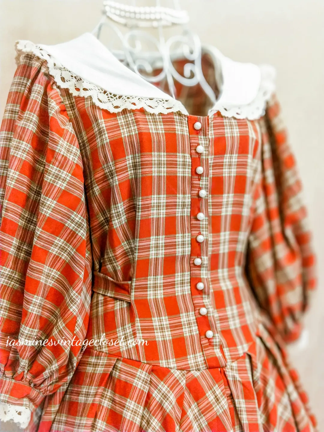 Victorian Tartan Doll Dress